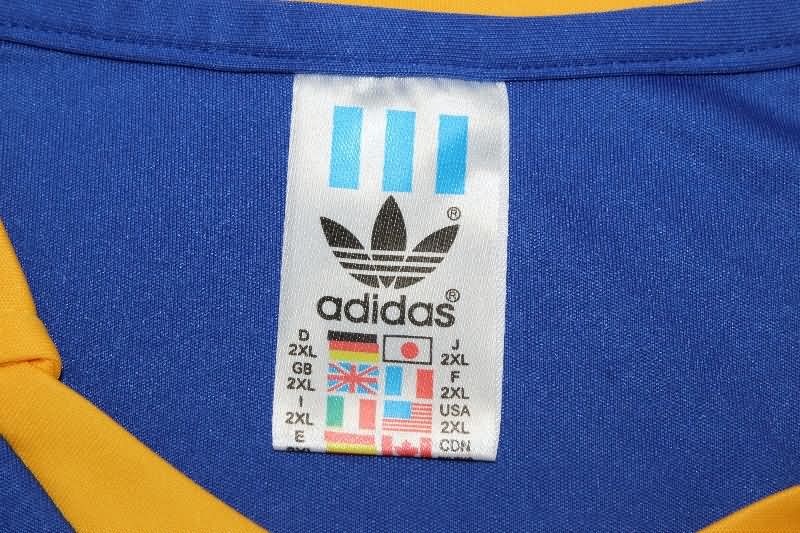 Thailand Quality(AAA) 1990/91 Boca Juniors Home Retro Soccer Jersey