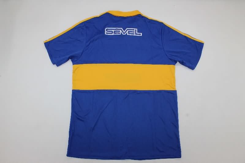 Thailand Quality(AAA) 1990/91 Boca Juniors Home Retro Soccer Jersey