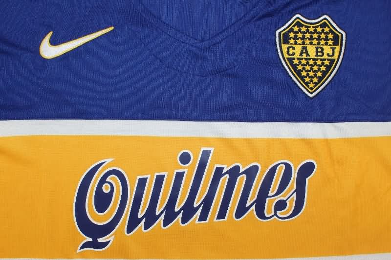 Thailand Quality(AAA) 1996/97 Boca Juniors Home Long Sleeve Retro Soccer Jersey