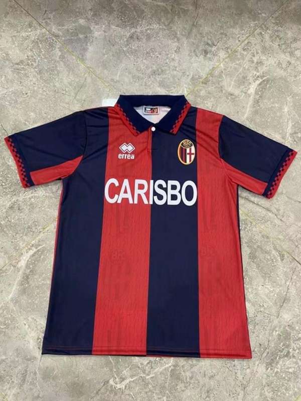 Thailand Quality(AAA) 1995/96 Bologna Home Retro Soccer Jersey