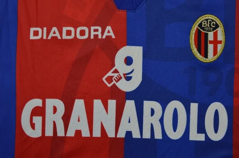 Thailand Quality(AAA) 1997/98 Bologna Home Retro Soccer Jersey