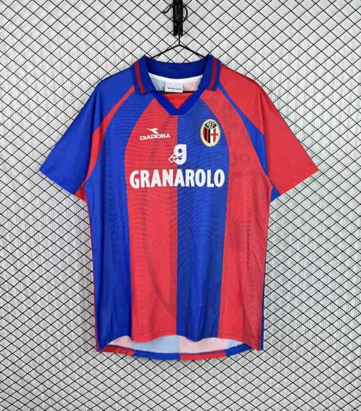 Thailand Quality(AAA) 1998/99 Bologna Home Retro Soccer Jersey