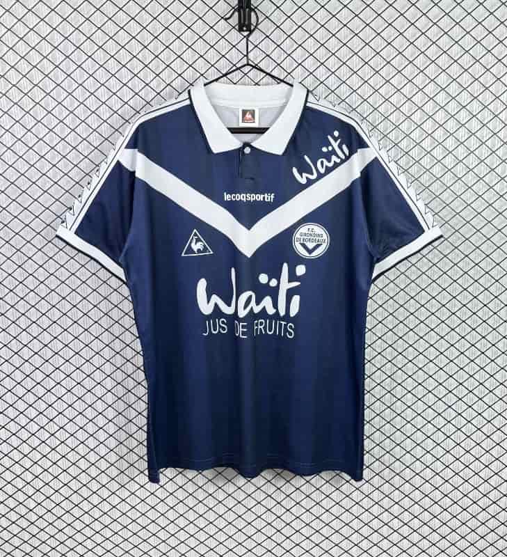 Thailand Quality(AAA) 1996/97 Bordeaux Home Retro Soccer Jersey