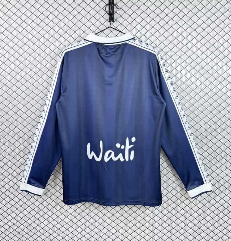 Thailand Quality(AAA) 1996/97 Bordeaux Home Retro Long Sleeve Soccer Jersey