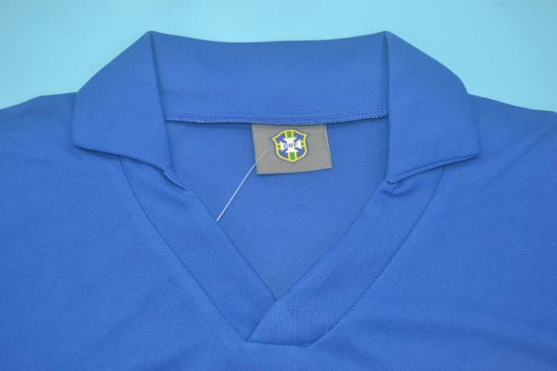 Thailand Quality(AAA) 1957 Brazil Away Retro Soccer Jersey