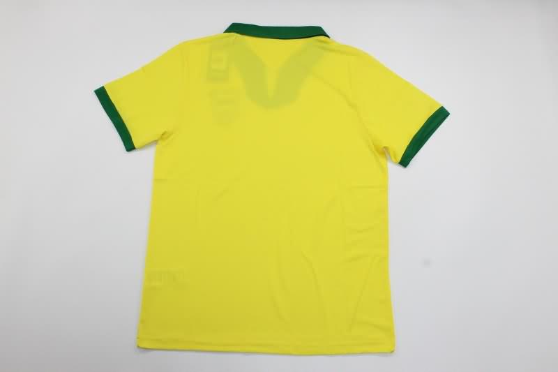 Thailand Quality(AAA) 1957 Brazil Home Retro Soccer Jersey