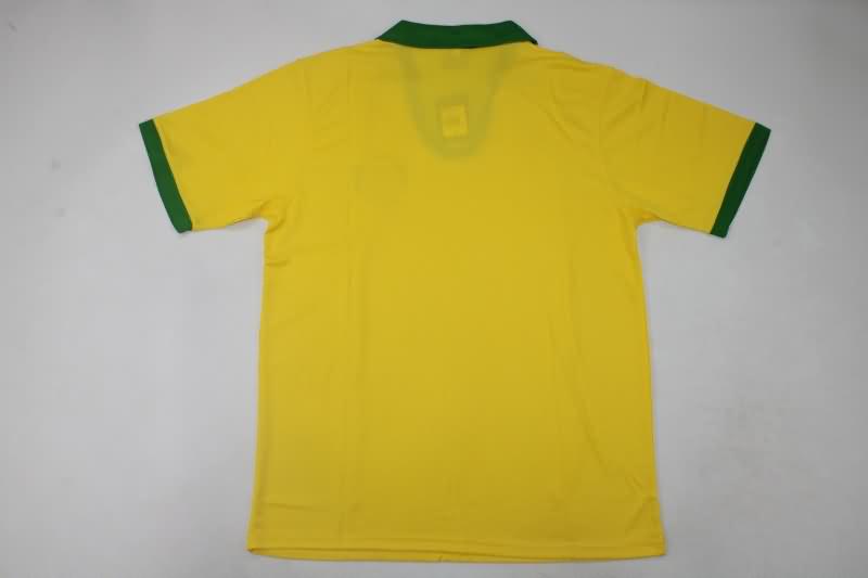 Thailand Quality(AAA) 1958 Brazil Home Retro Soccer Jersey