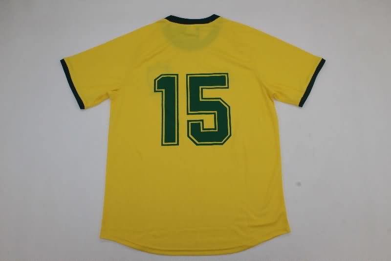 Thailand Quality(AAA) 1982 Brazil Home Retro Soccer Jersey