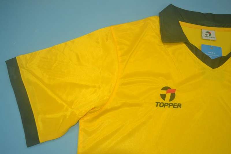 Thailand Quality(AAA) 1985 Brazil Home Retro Soccer Jersey