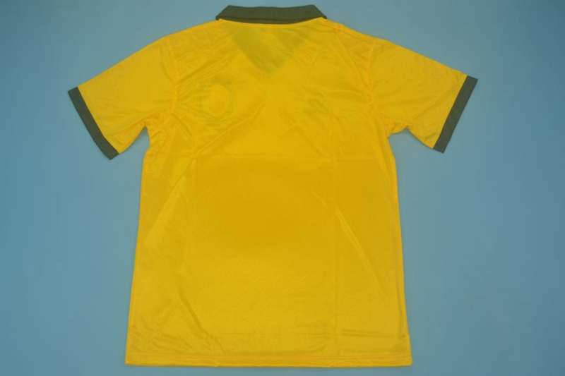 Thailand Quality(AAA) 1985 Brazil Home Retro Soccer Jersey