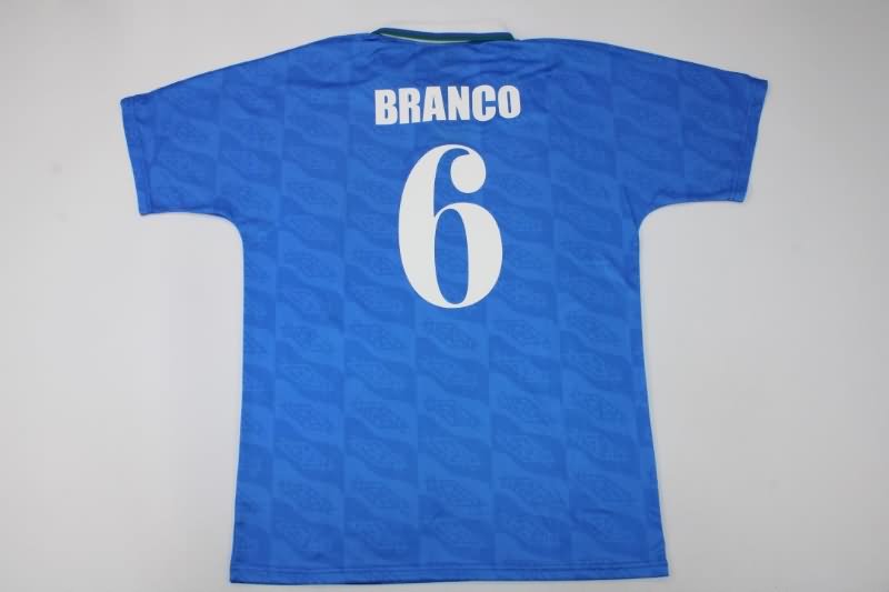 Thailand Quality(AAA) 1992 Brazil Away Retro Soccer Jersey