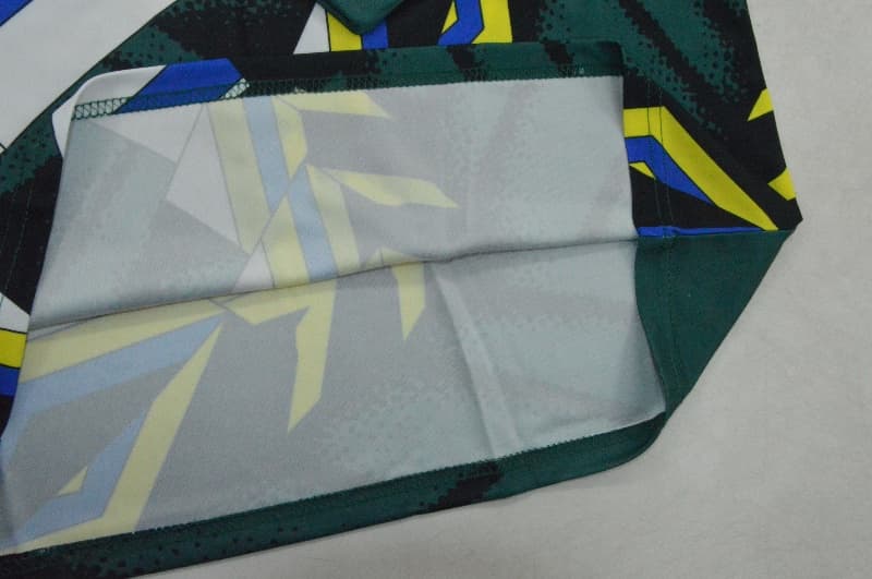 Thailand Quality(AAA) 1994 Brazil Goalkeeper Green Retro Long Soccer Jersey