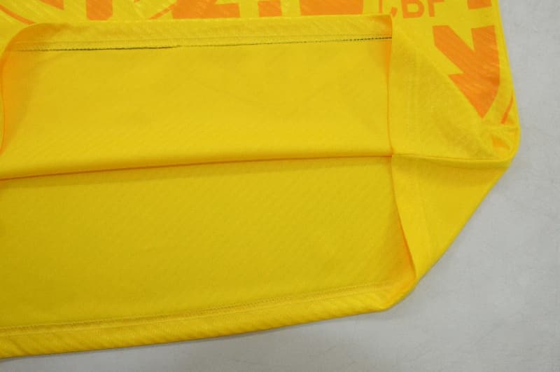 Thailand Quality(AAA) 1994 Brazil Home Retro Long Sleeve Soccer Jersey