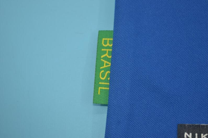 Thailand Quality(AAA) 1998 Brazil Away Retro Soccer Jersey