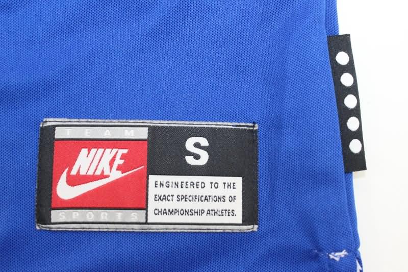 Thailand Quality(AAA) 1998 Brazil Away Long Sleeve Retro Soccer Jersey