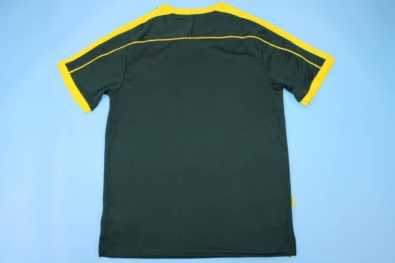 Thailand Quality(AAA) 1998 Brazil Goalkeeper Dark Green Retro Soccer Jersey