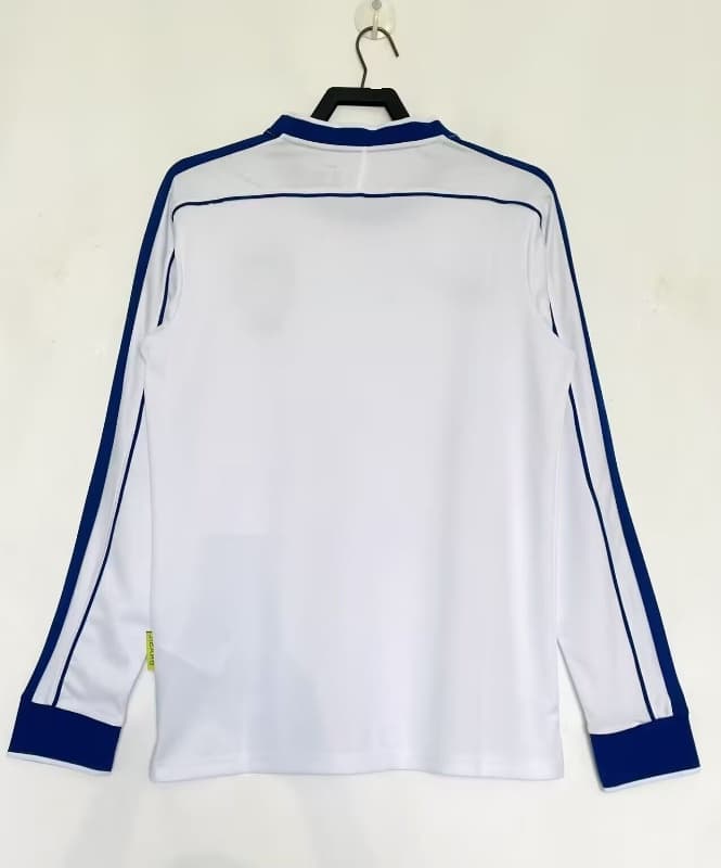 Thailand Quality(AAA) 1998 Brazil Goalkeeper White Retro Long Sleeve Soccer Jersey