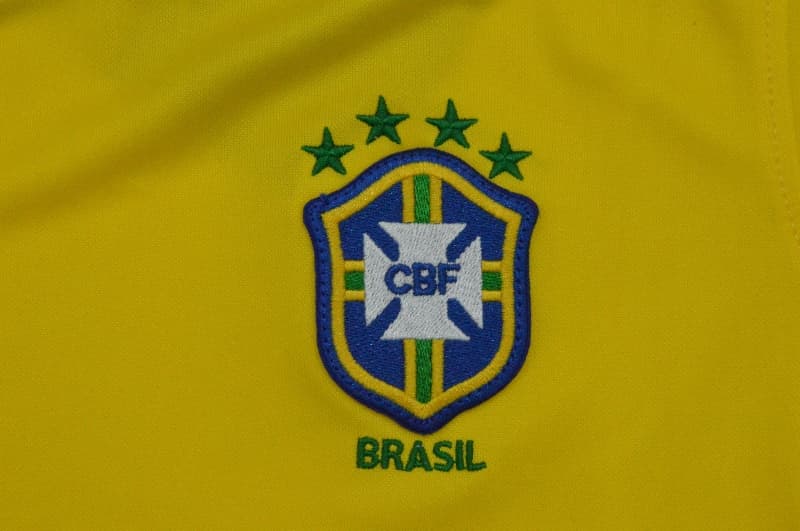Thailand Quality(AAA) 1998 Brazil Home Retro Women Soccer Jersey