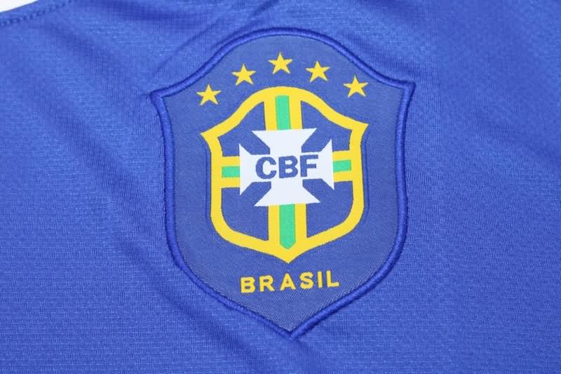 Thailand Quality(AAA) 2006 Brazil Away Retro Soccer Jersey