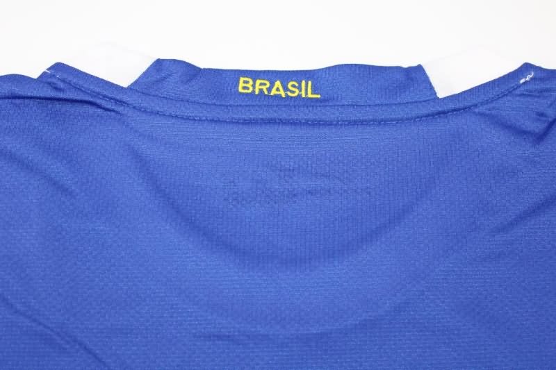 Thailand Quality(AAA) 2006 Brazil Away Retro Soccer Jersey