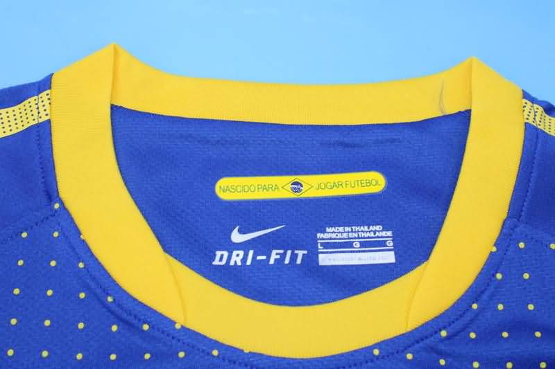 Thailand Quality(AAA) 2010 Brazil Away Retro Soccer Jersey