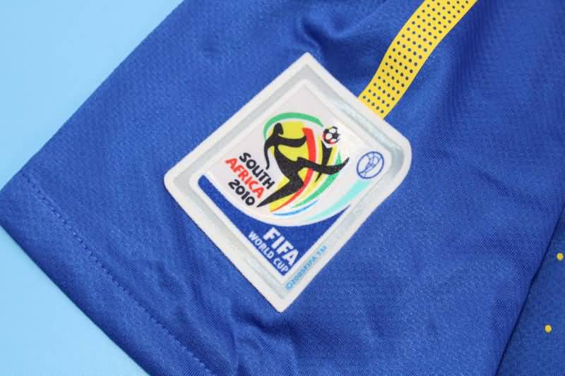 Thailand Quality(AAA) 2010 Brazil Away Retro Soccer Jersey