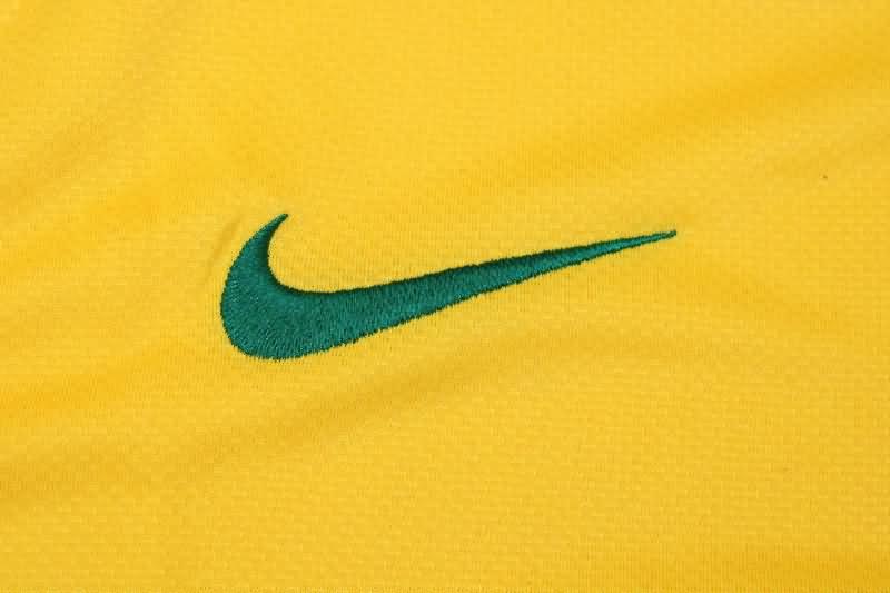 Thailand Quality(AAA) 2010 Brazil Home Retro Soccer Jersey