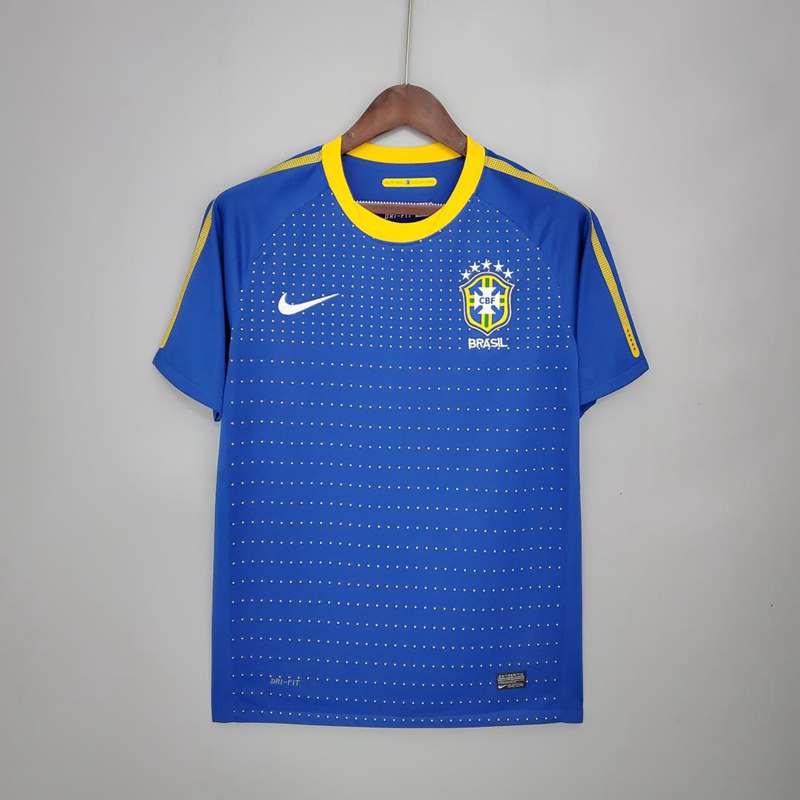 Thailand Quality(AAA) 2012 Brazil Away Retro Soccer Jersey
