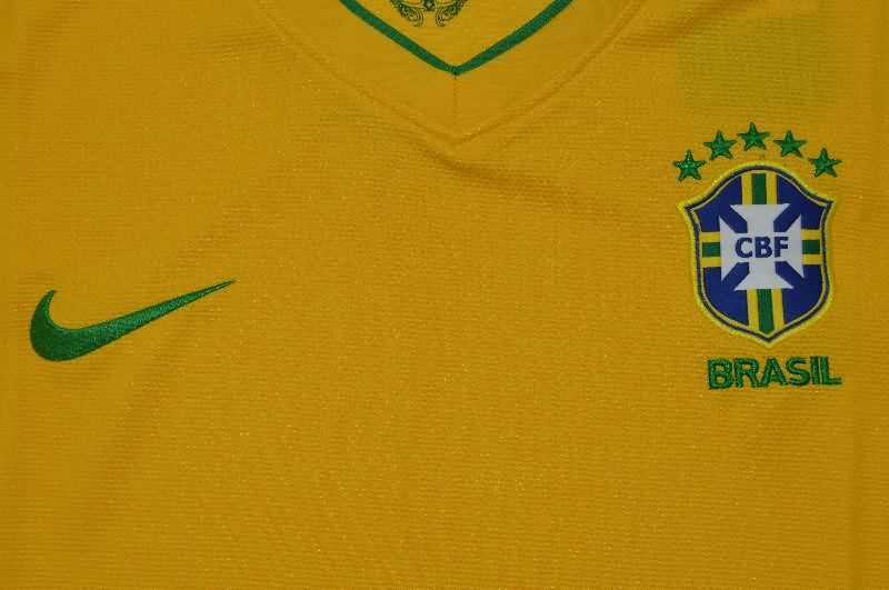 Thailand Quality(AAA) 2012 Brazil Home Retro Soccer Jersey
