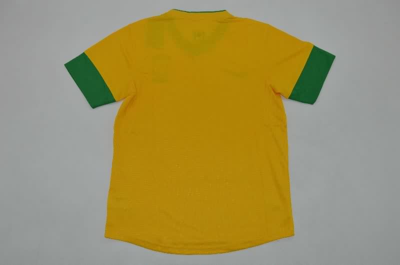 Thailand Quality(AAA) 2012 Brazil Home Retro Soccer Jersey