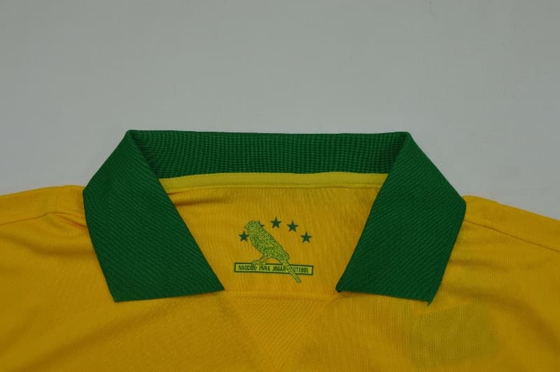 Thailand Quality(AAA) 2013 Brazil Home Retro Soccer Jersey