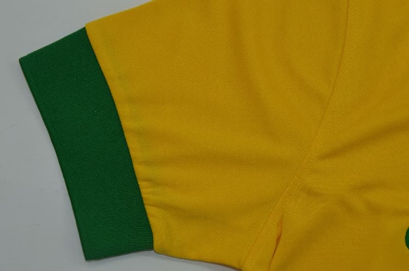 Thailand Quality(AAA) 2013 Brazil Home Retro Soccer Jersey
