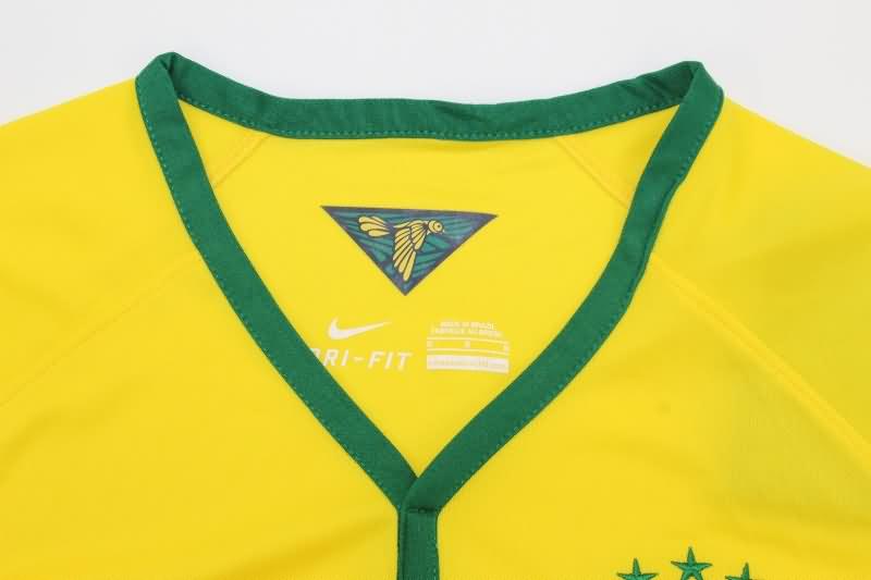 Thailand Quality(AAA) 2014 Brazil Home Retro Soccer Jersey