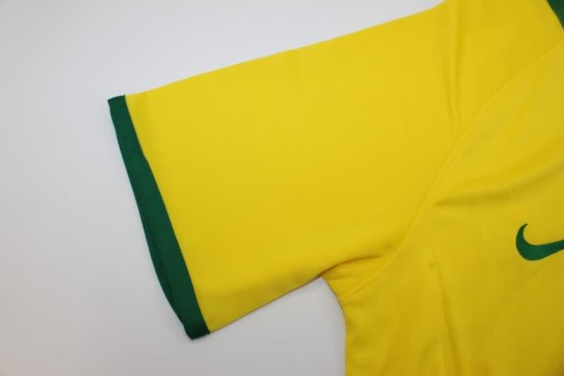 Thailand Quality(AAA) 2014 Brazil Home Retro Soccer Jersey