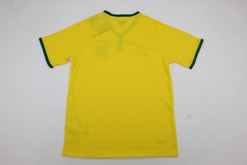 Thailand Quality(AAA) 2014 Brazil Home Retro Soccer Jersey