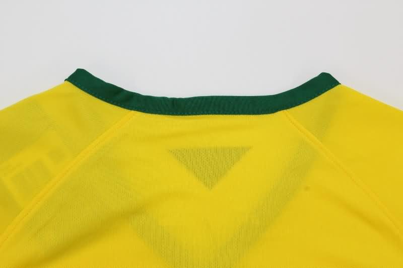 Thailand Quality(AAA) 2014 Brazil Home Retro Soccer Jersey