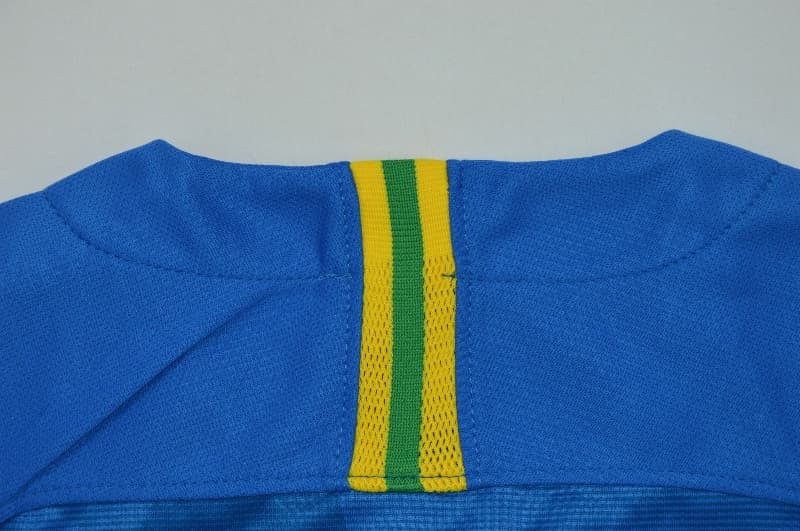 Thailand Quality(AAA) 2018 Brazil Retro Away Soccer Jersey