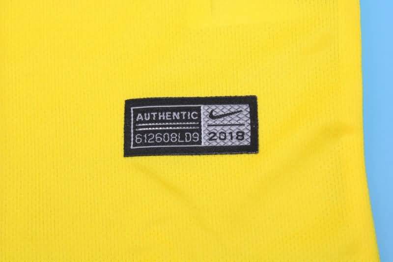 Thailand Quality(AAA) 2018 Brazil Retro Home Soccer Jersey