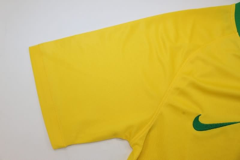 Thailand Quality(AAA) 2018 Brazil Retro Home Soccer Jersey