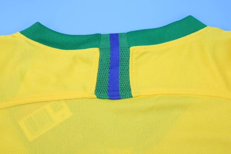 Thailand Quality(AAA) 2018 Brazil Retro Home Soccer Jersey