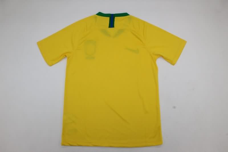 Thailand Quality(AAA) 2018 Brazil Retro Home Soccer Jersey