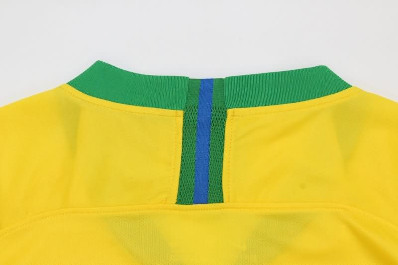 Thailand Quality(AAA) 2018 Brazil Retro Home Soccer Jersey