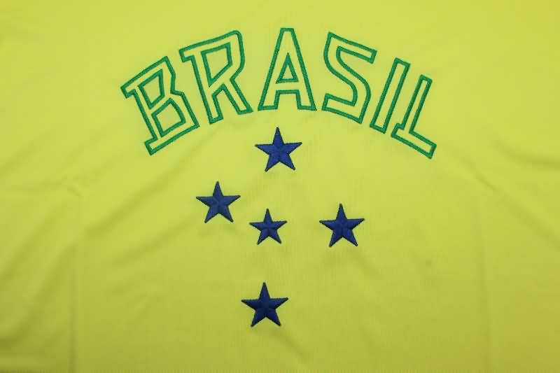 Thailand Quality(AAA) 1958/62 Brazil Home Retro Soccer Jersey