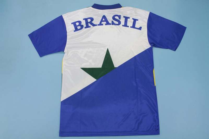 Thailand Quality(AAA) 1993/94 Brazil Retro Training Soccer Jersey