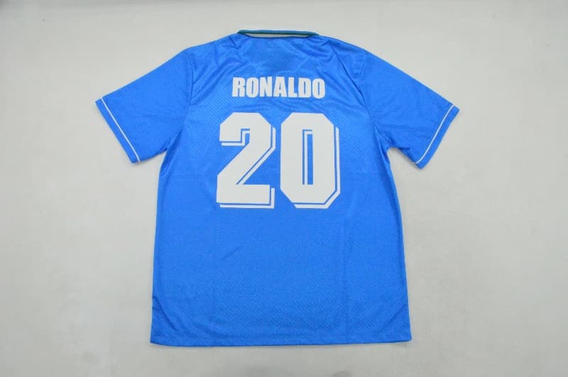 Thailand Quality(AAA) 1994/95 Brazil Away Retro Soccer Jersey