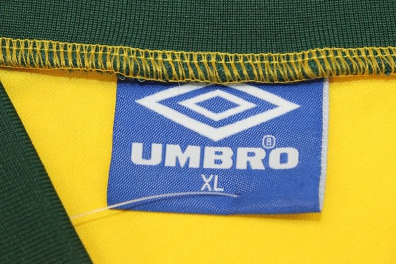 Thailand Quality(AAA) 1994/95 Brazil Retro Home Soccer Jersey