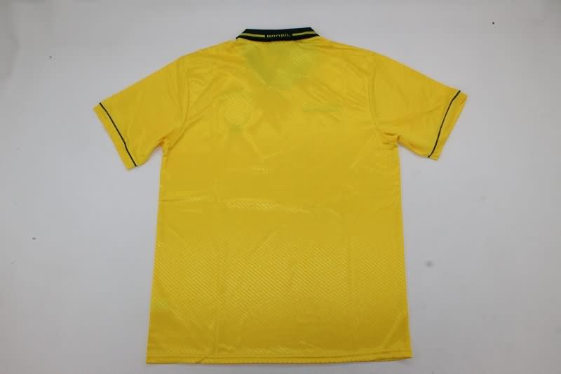 Thailand Quality(AAA) 1994/95 Brazil Retro Home Soccer Jersey