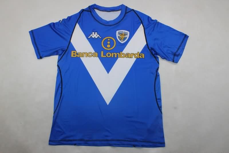 Thailand Quality(AAA) 2003/04 Brescia Home Retro Soccer Jersey