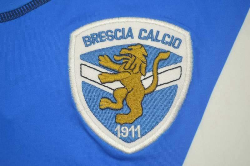 Thailand Quality(AAA) 2003/04 Brescia Home Retro Soccer Jersey(L/S)