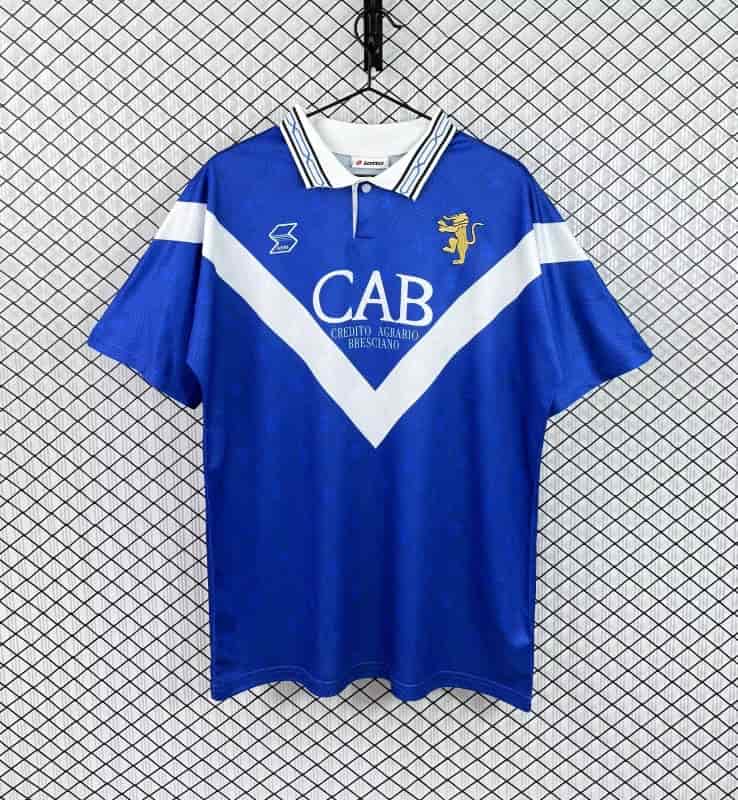 Thailand Quality(AAA) 1994/95 Brescia Home Retro Soccer Jersey
